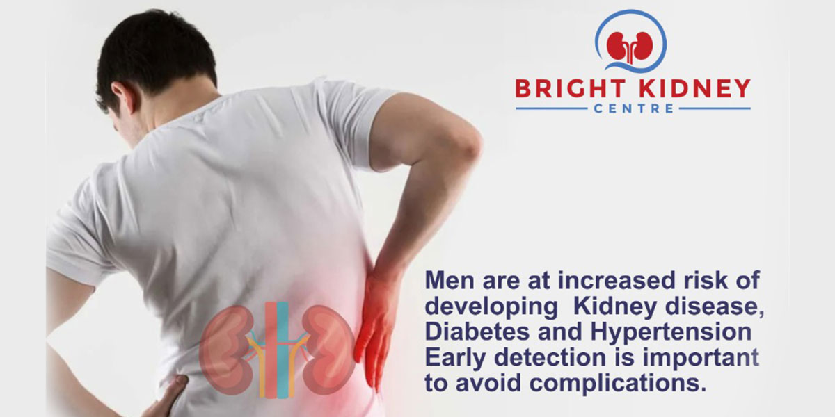 On the occasion of Men’s health week, Bright kidney center wishes all the men a hale and healthy life