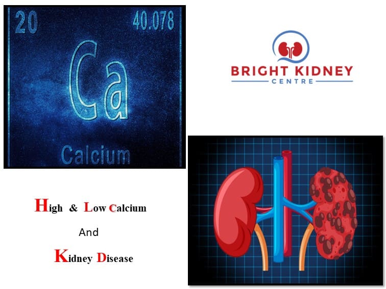 high and low calcium levels and kidney disease